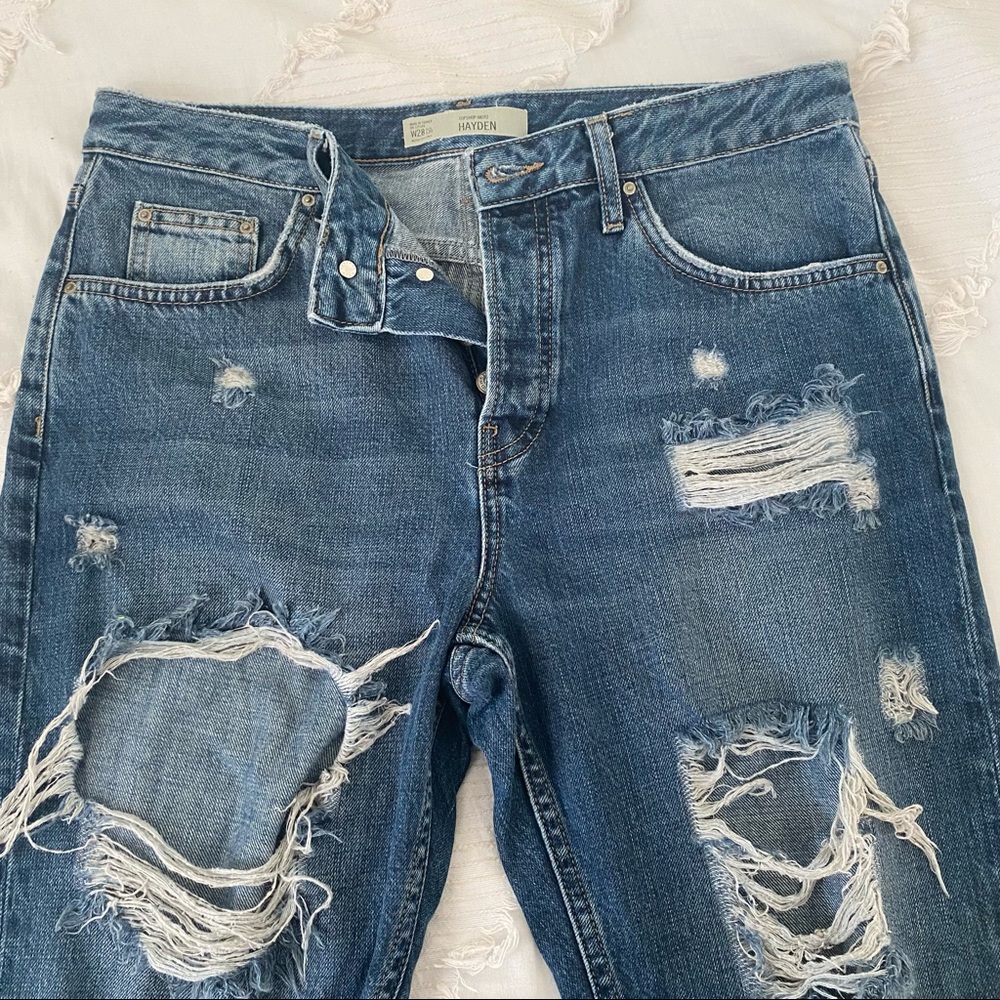 TOPSHOP distressed jeans (hayden)